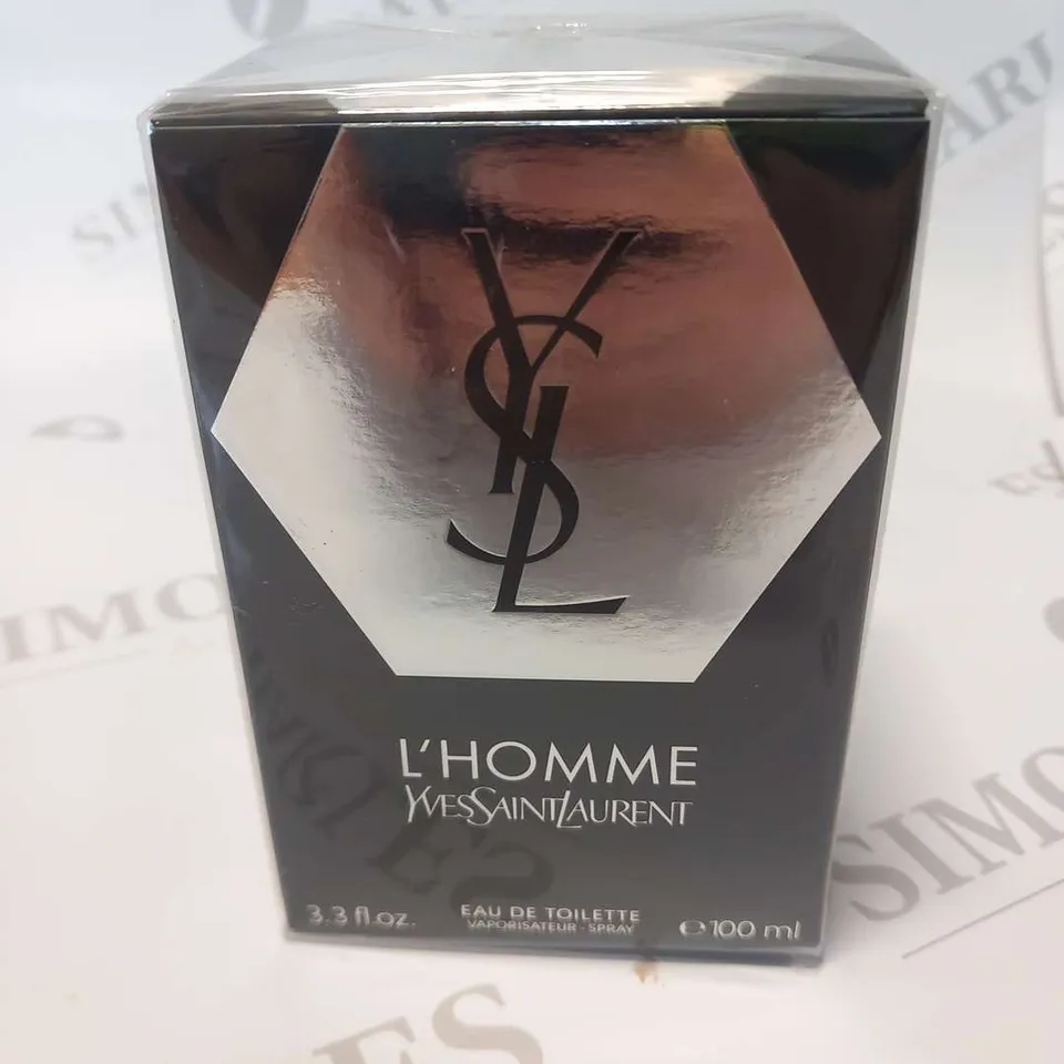 BOXED AND SEALED YVES SAINT LAURENT L'HOMME EAU DE TOILETTE 100ML