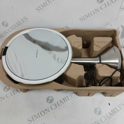 BOXED SIMPLEHUMAN 20CM SENSOR MIRROR WITH TOUCH-CONTROL BRIGHTNESS