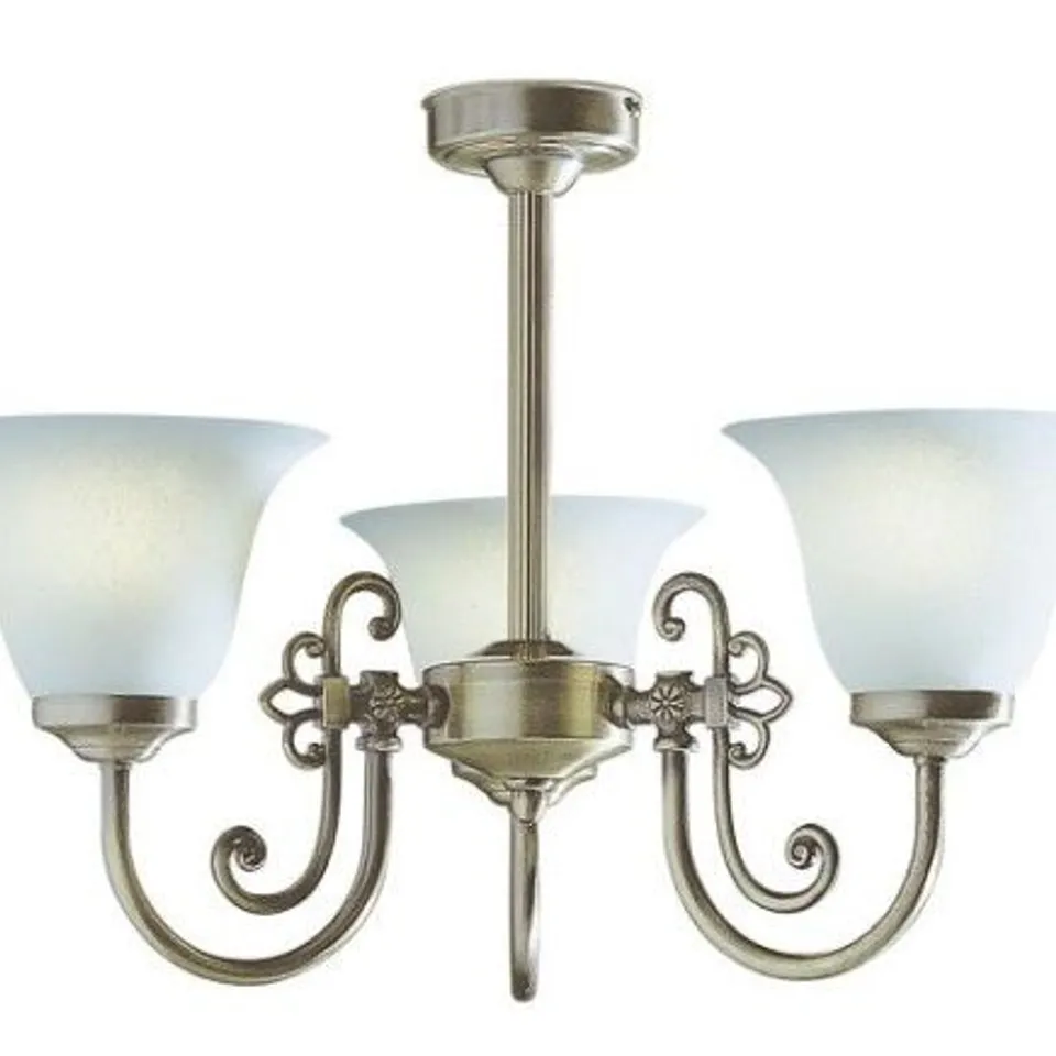 DAR WOODSTOCK 3 LIGHT FITTING 
