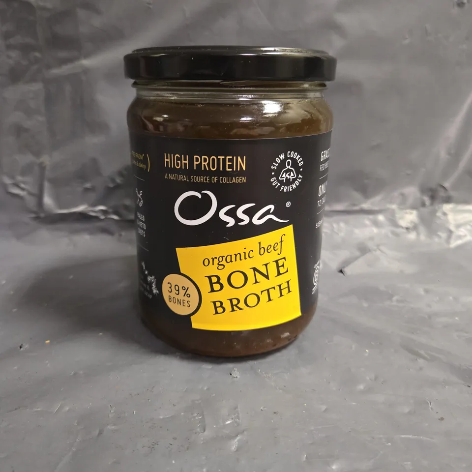 OSSA ORGANIC BEEF BONE BROTH 10X515ML - COLLECTION ONLY