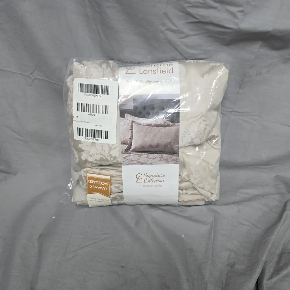 CATHERINE LANSFIELD PILLOW SHAMS 50X75 CM – DAMASK CREAM 