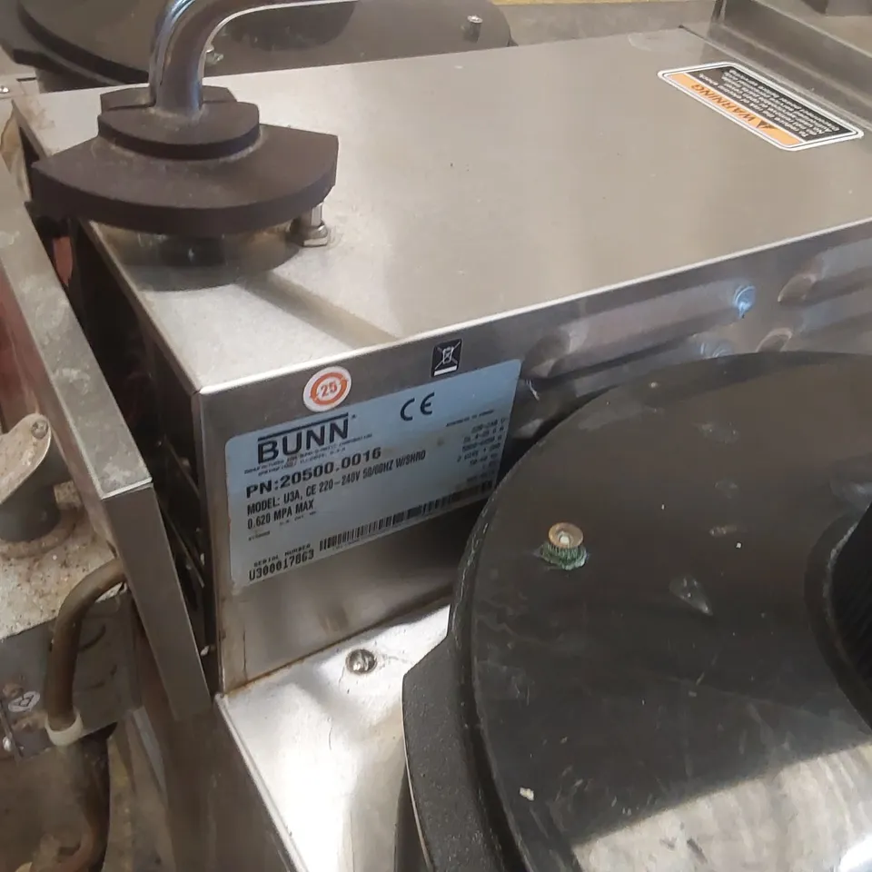 BUNN U3A COMMERCIAL DOUBLE SIDED COFFEE URN