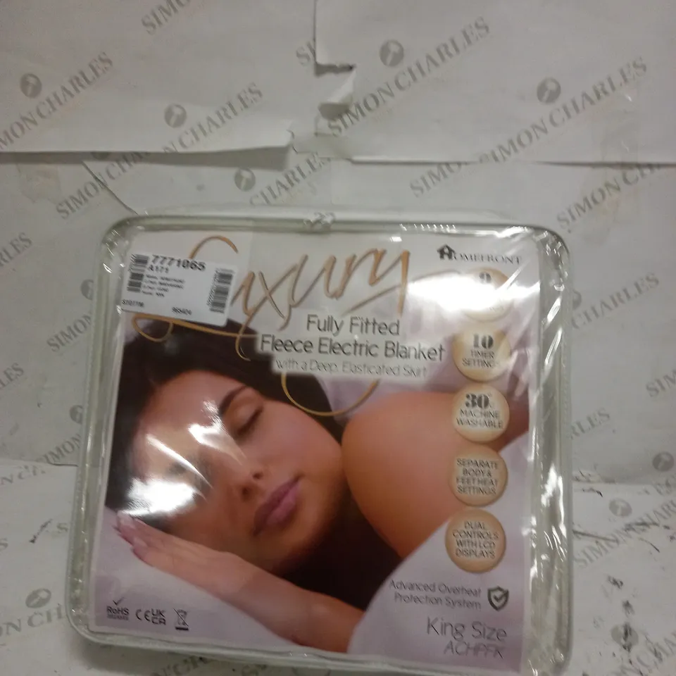 HOMEFRONT ELECTRIC BLANKET DUAL CONTROL KING SIZE