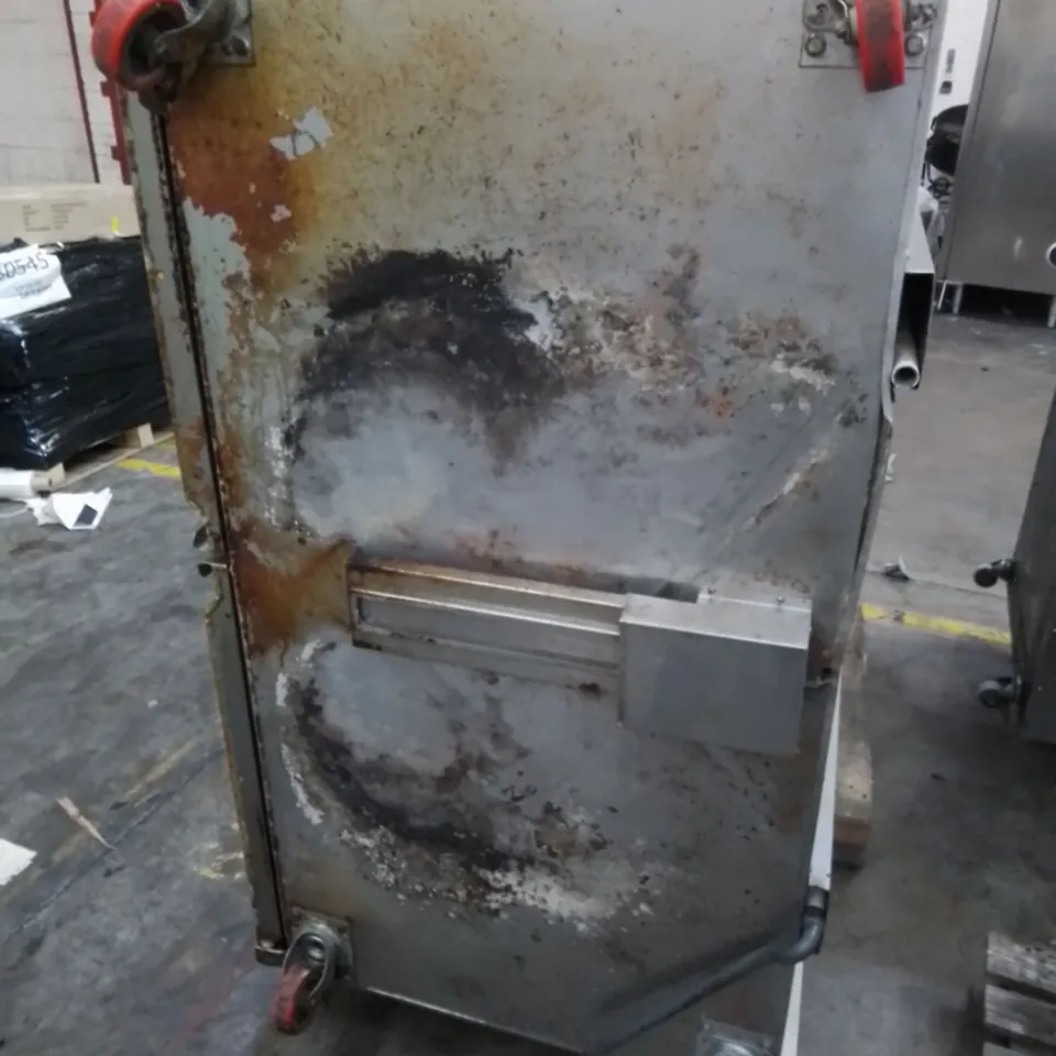 COMMERCIAL STAINLESS DOUBLE DOOR FOOD STORAGE UNIT 