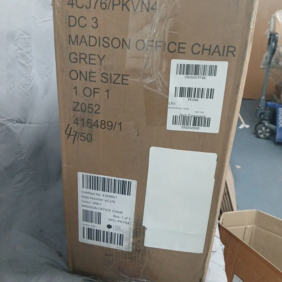 MADISON OFFICE CHAIR – GREY, ONE SIZE