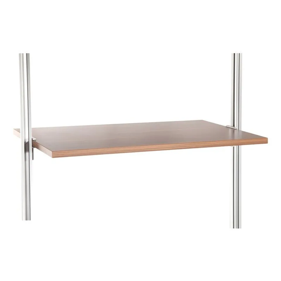 BOXED RELAX WALNUT TEXTILE 90CM WIDE SHELF 