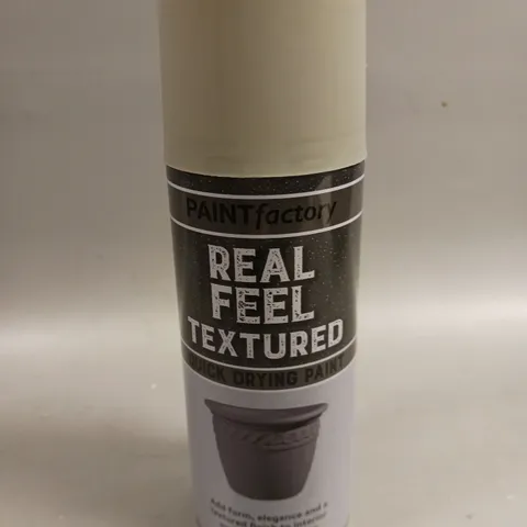 12 X PAINT FACTORY REAL FEEL TEXTURED QUICK DRYING PAINT CANS - SLATE GREY - COLLECTION ONLY 