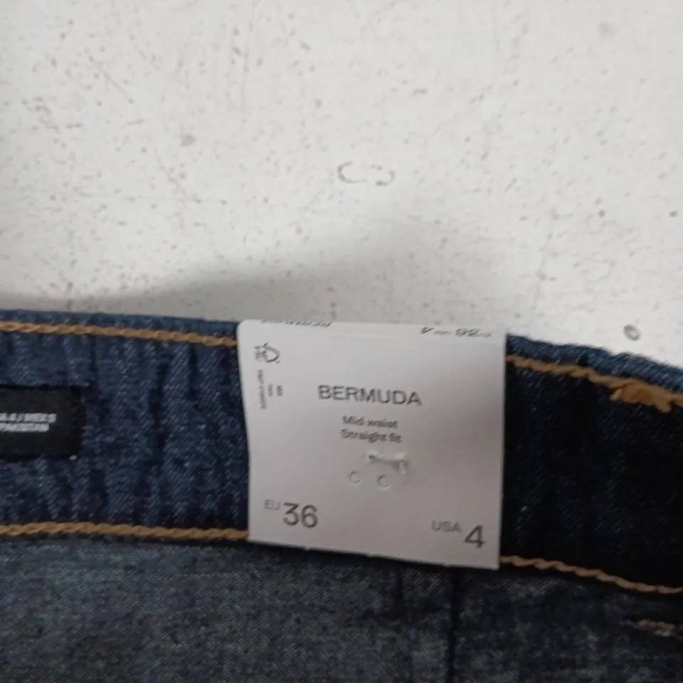 MNG BERMUDA SHORTS – WOMEN'S MID-WEIGHT DENIM, UK 8 (EU 36 / US 4)