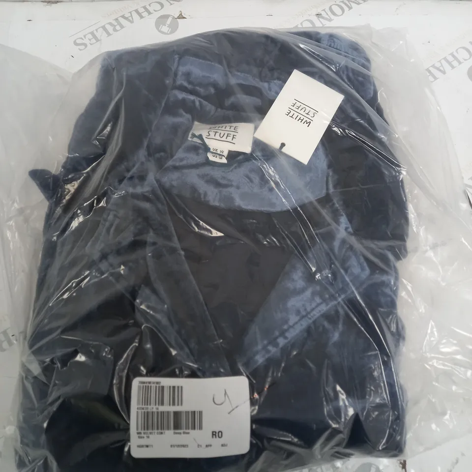 WHITE STUFF VELVET COAT SIZE 14