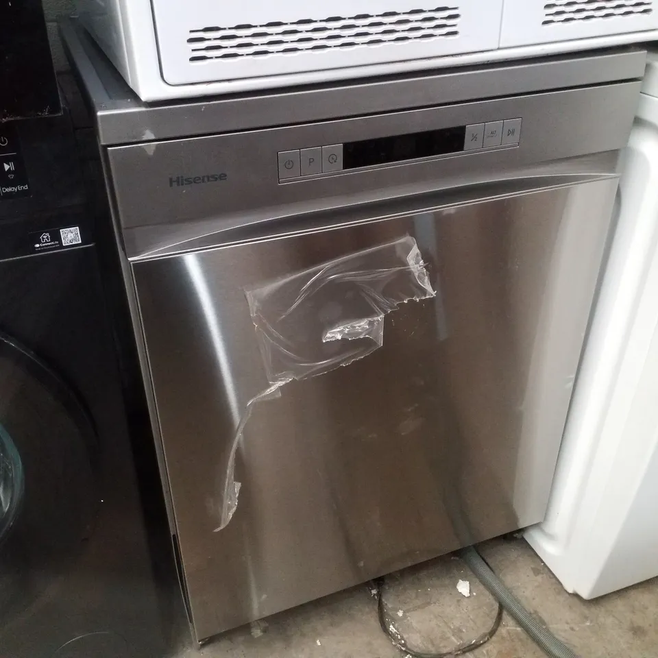 HISENSE HS622E90XUK FULL-SIZE DISHWASHER - STAINLESS STEEL