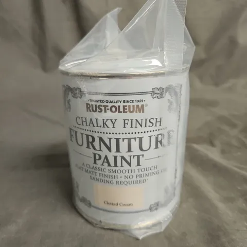 RUST-OLEUM CHALKY FURNITURE MATT CLOTTED CREAM 750ML