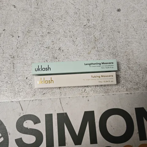 UKLASH LENGTHENING MASCARA & TUBING MASCARA – BOXED