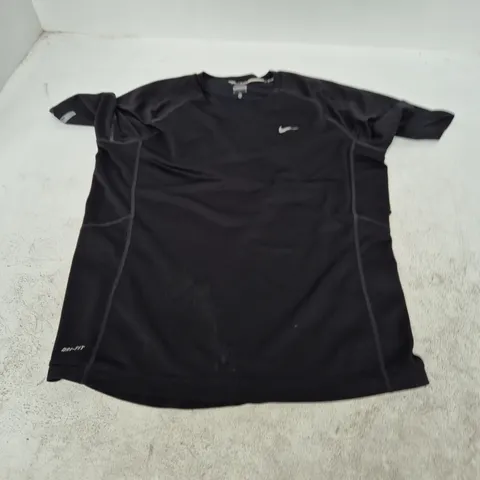NIKE RUNNING DRI-FIT T-SHIRT β BLACK, SIZE M