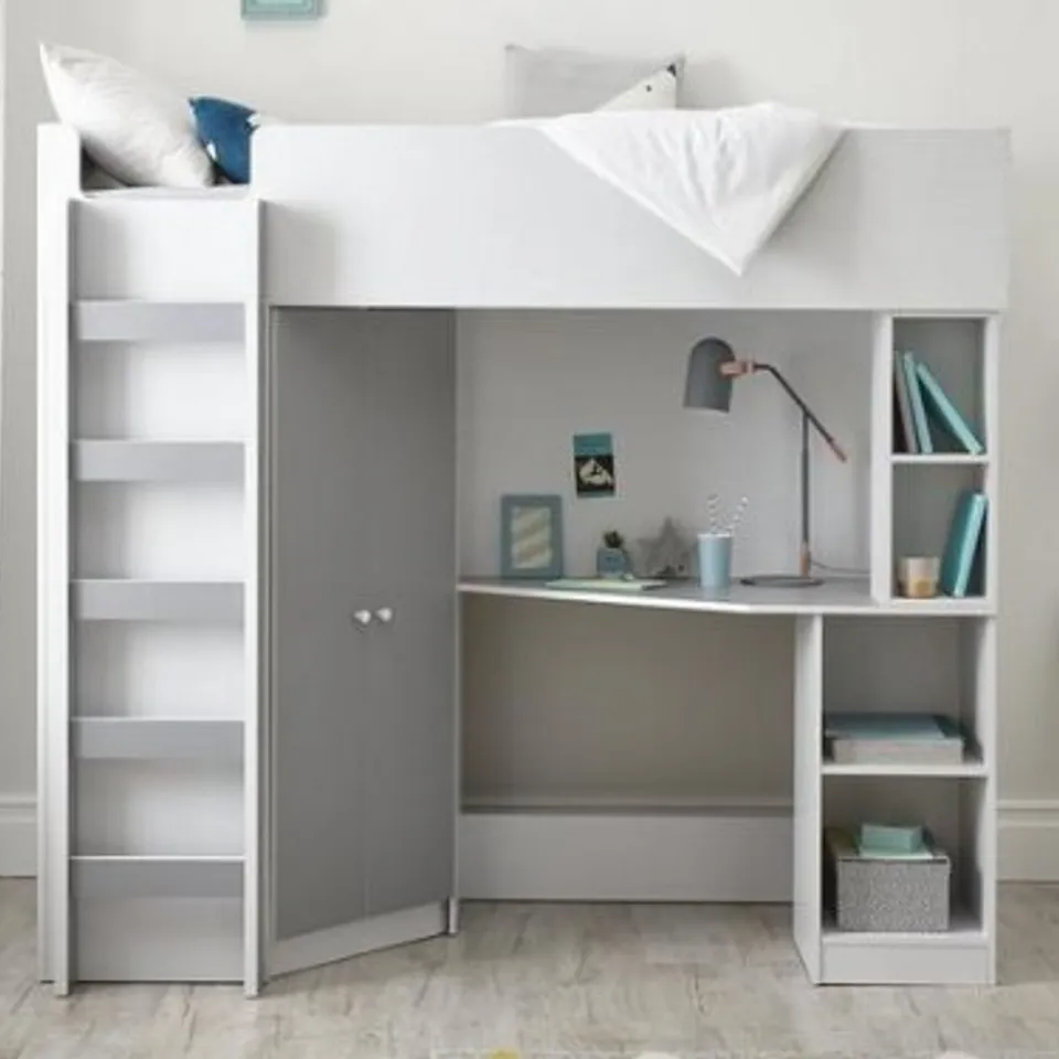 BOXED MIAMI FRESH HIGH SLEEPER - PINK HEADBOAD/FOOTBOARD/BOTTOM PANELS/SIDE PANEL DESK/LADDER PANEL/LADDER STEP/SMALL PANEL ONLY