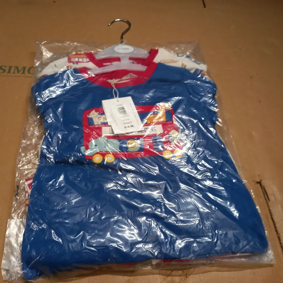 JOHN LEWIS 2-PACK LONDON PJ SET - AGE 2-3 YEARS
