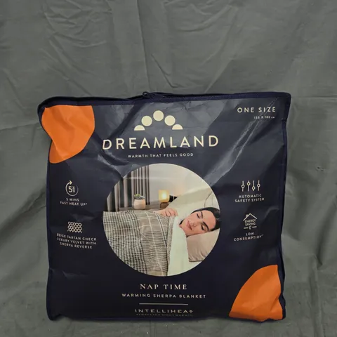 DREAMLAND NAP TIME WARMING SHERPA BLANKET - ONE SIZE (135 X 180 CM)
