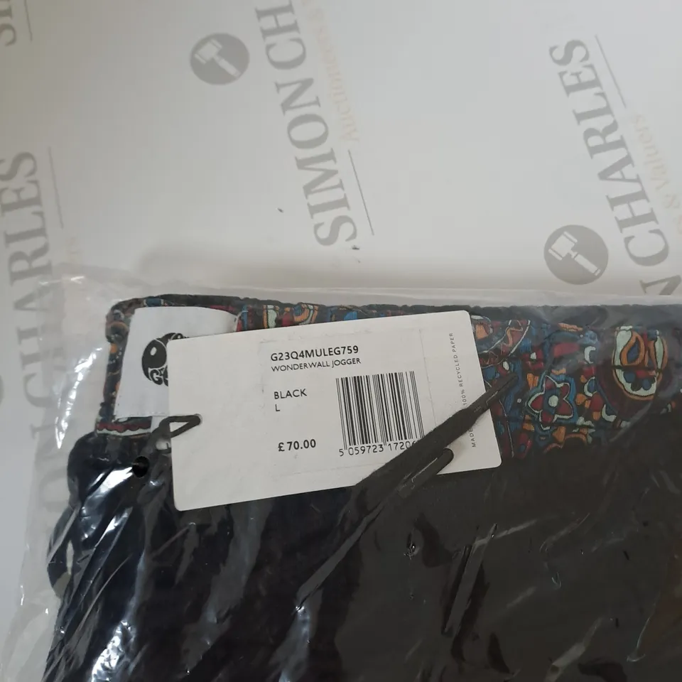 BAGGED PRETTY GREEN WONDERWALL JOGGERS SIZE L 