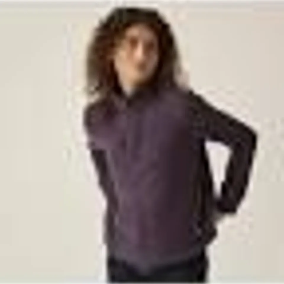 REGATTA WOMENS JULIETTA HALF ZIP PULLOVER WARM WINTER FLEECE DEEP PLUM UK SIZE 14