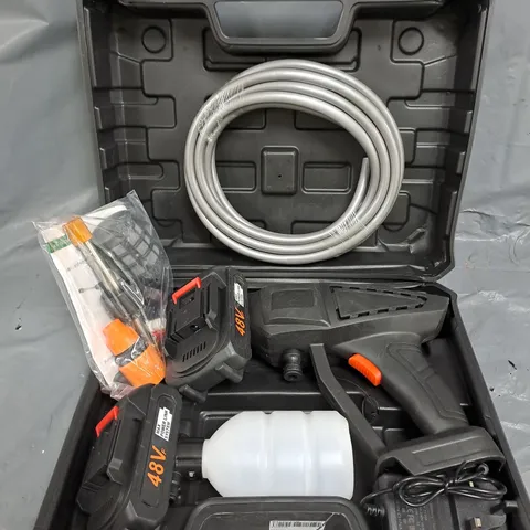 PORTABLE BATTERY POWERED PRESSURE WASHER UNIT
