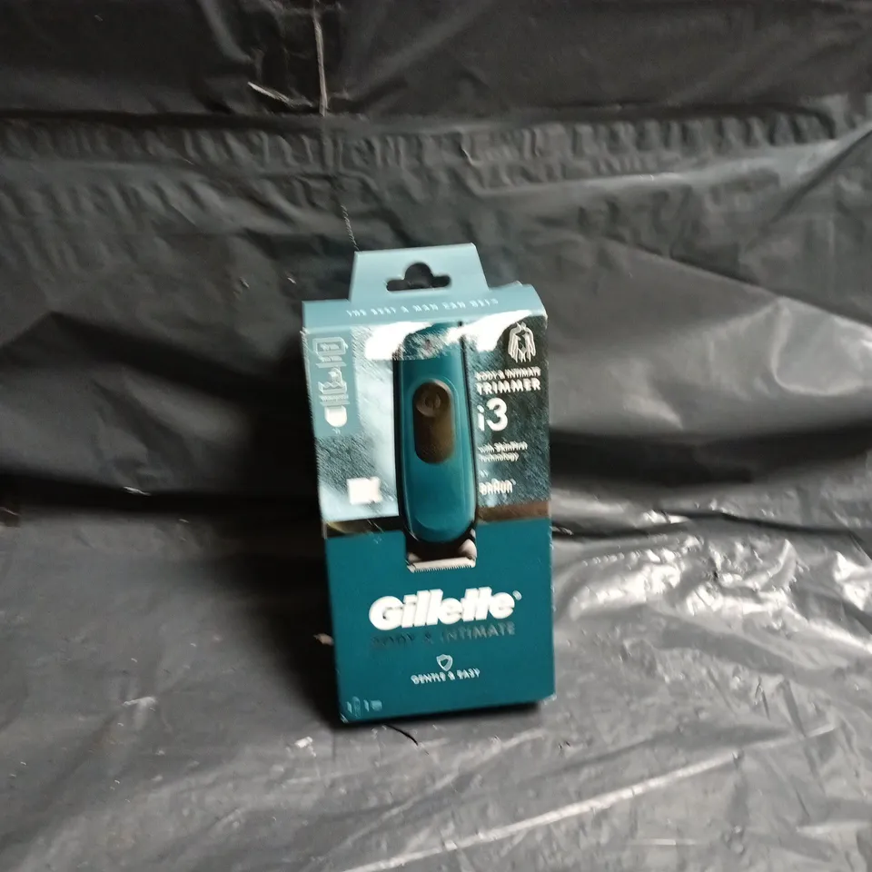 GILLETTE BODY GROOMER TRIMMER – TEAL/BLUE, WATERPROOF