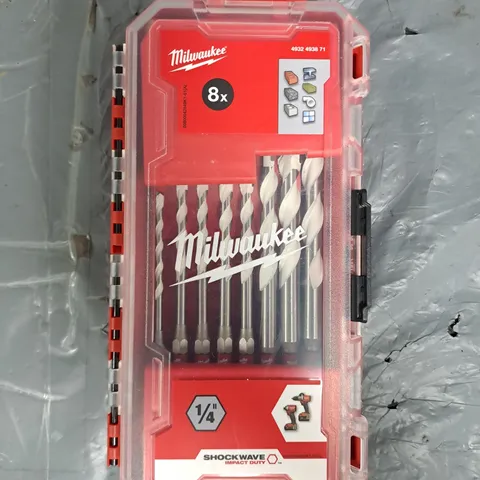 MILWAUKEE 8-PIECE DRILL BIT SET
