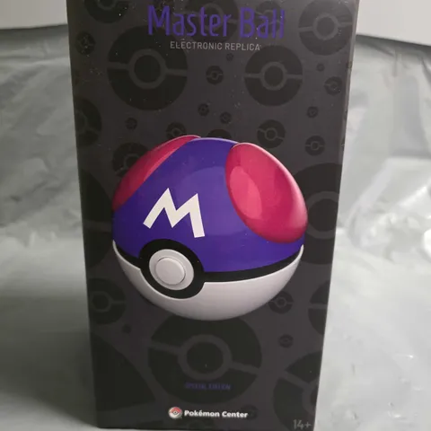 BOXED POKEMON CENTER MASTER BALL ELECTRONIC REPLICA SPECIAL EDITION