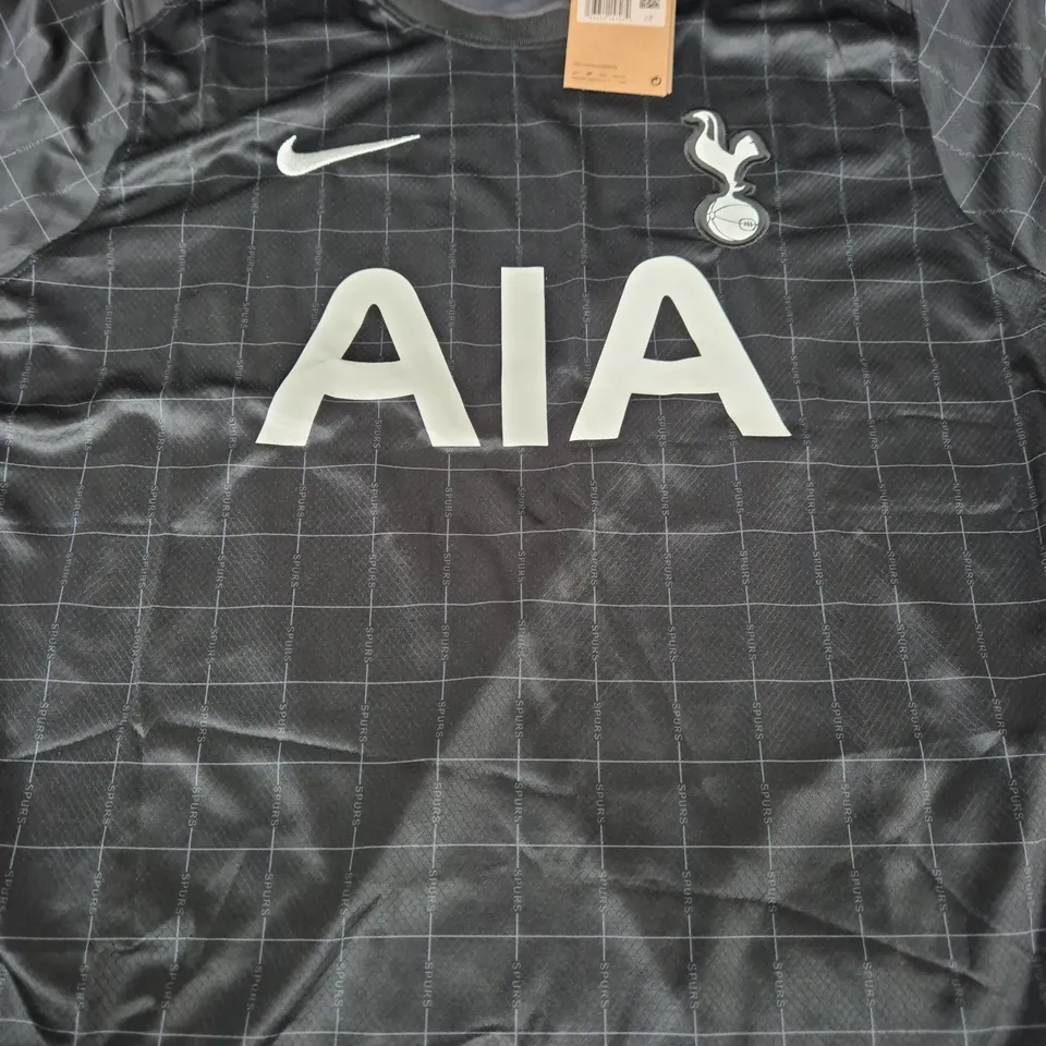 NIKE TOTTENHAM HOTSPUR FOOTBALL JERSEY IN BLACK SIZE 2XL