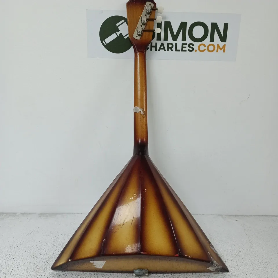 BALALAIKA WITH PAINTED SCENE