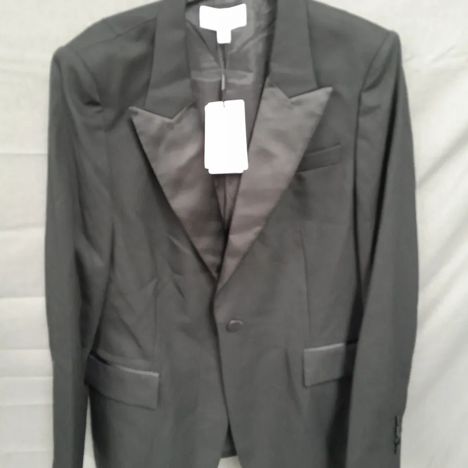 REISS ALIA TUX BLACK SUIT JACKET - UK 16