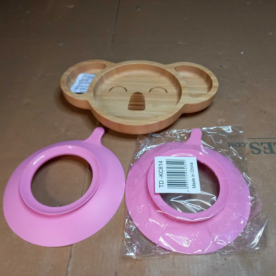 TINY DINING BAMBOO KOALA PLATE