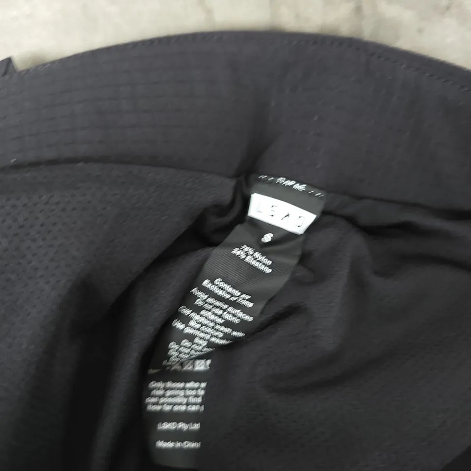 LSKD RACE DAY RUNNING SHORTS – BLACK - SIZE S