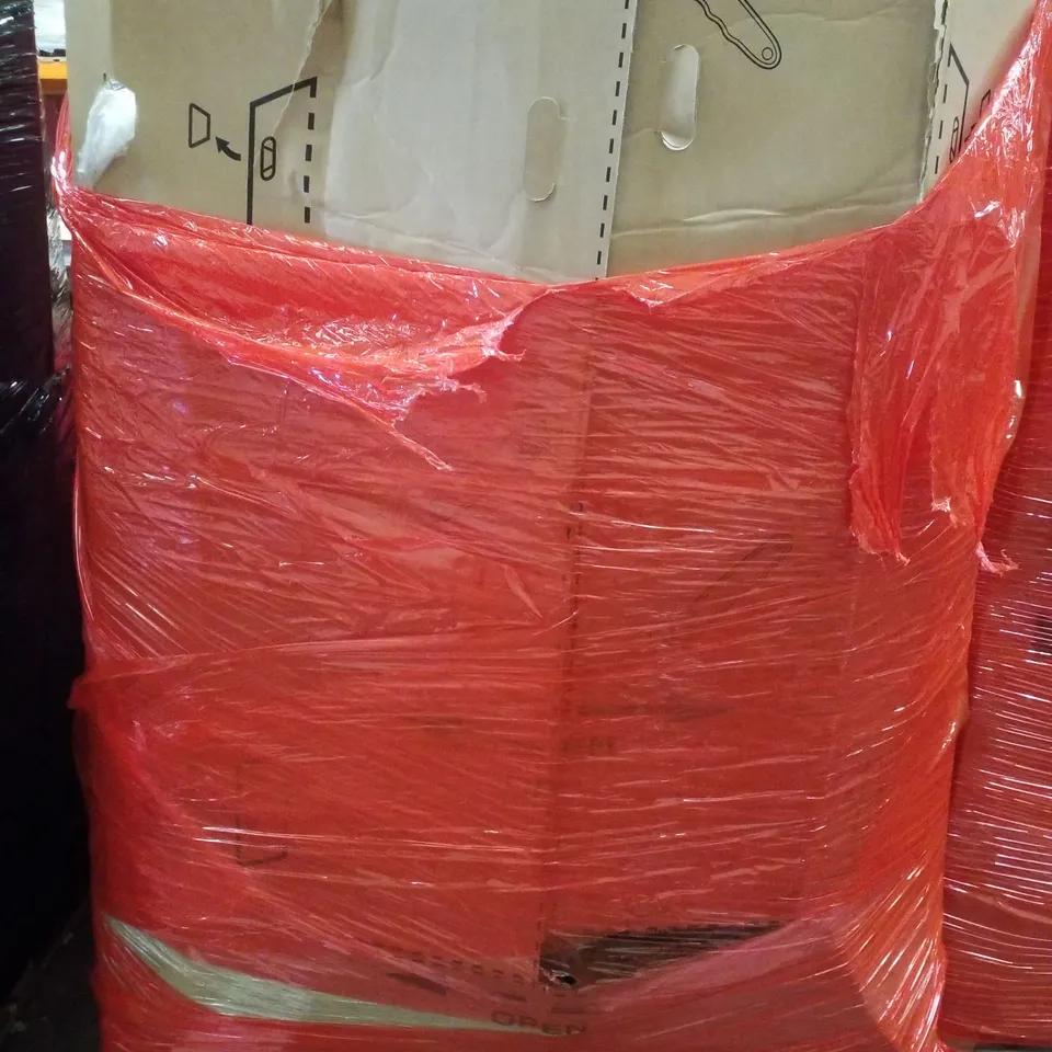 PALLET CONTAINING ASSORTED PRODUCTS INCLUDING KIDS KICK SCOOTER, KITCHEN FAUCET, A3 WOODEN PICTURE FRAMES & RETRACTABLE SAFTEY GATE