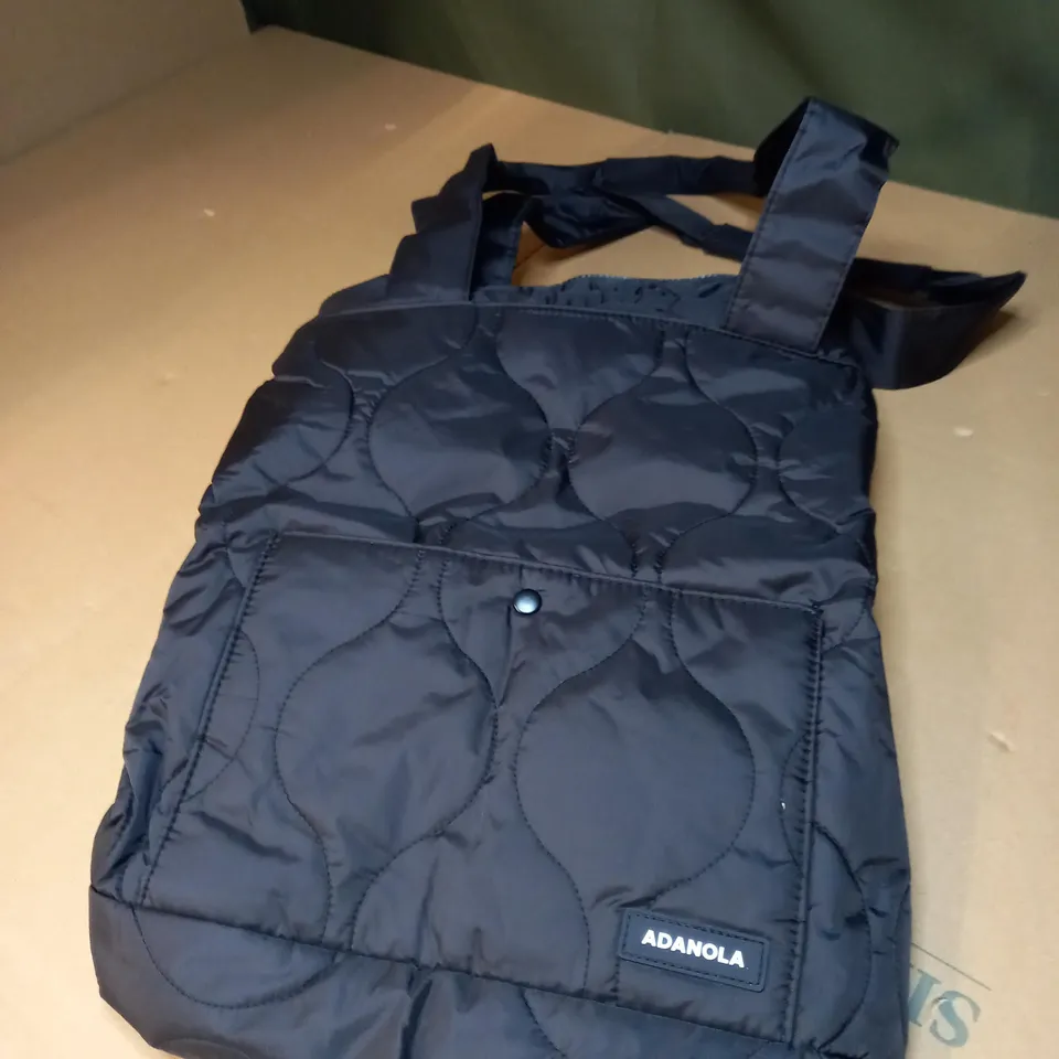ADANOLA QUILTED NYLON TOTE BAG