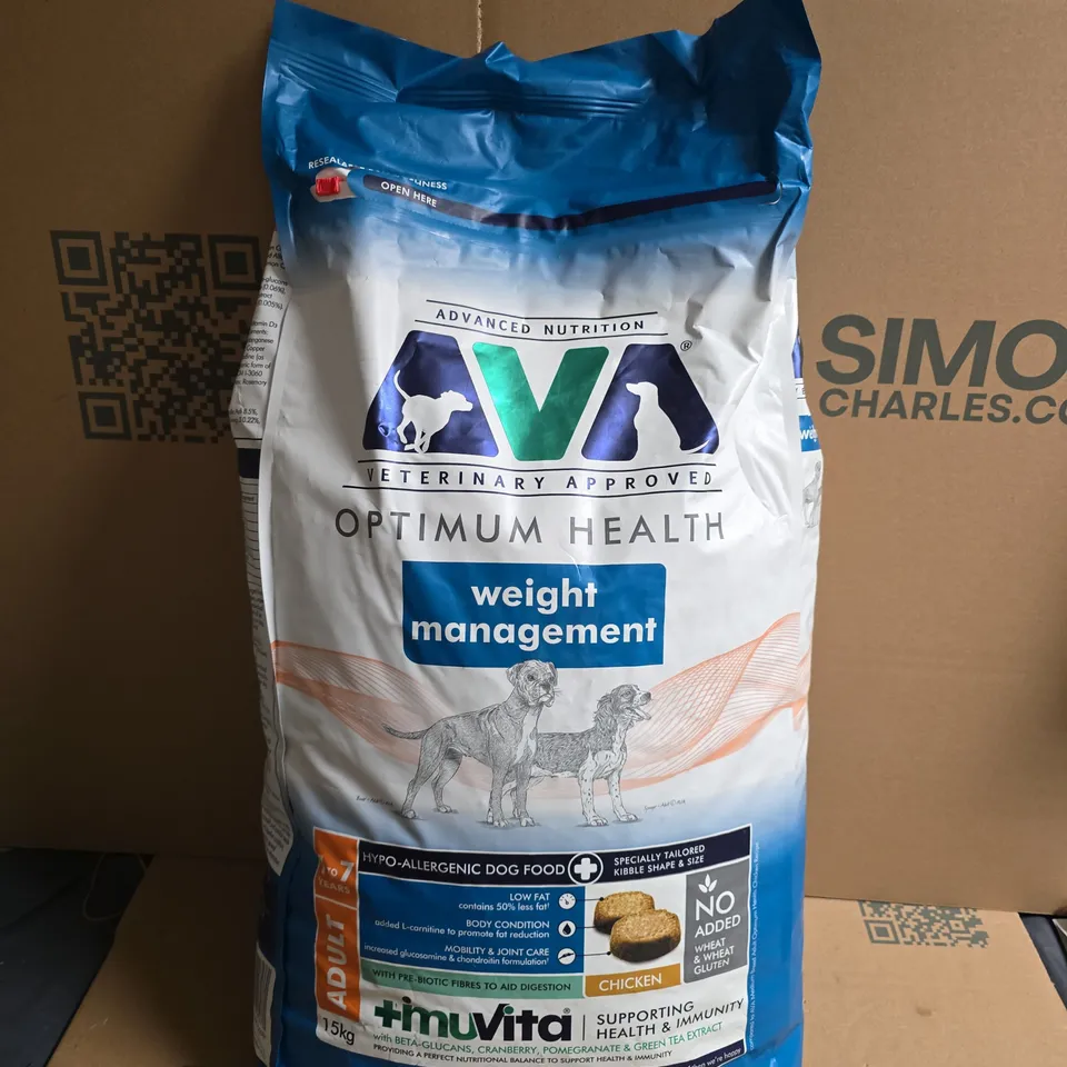TMVITA OPTIMUM HEALTH WEIGHT MANAGEMENT ADULT DOG FOOD – HYPO-ALLERGENIC, 15KG