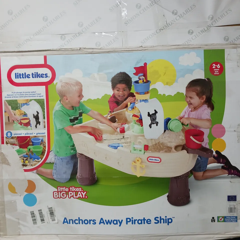 LITTLE TIKES ANCHORS AWAY PIRATE SHIP WATER TABLE - COLLECTION ONLY RRP £110