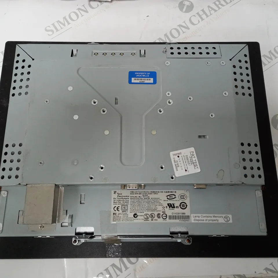 ELO TOUCHSYSTEMS 15" TOUCHSCREEN MONITOR ET1537L