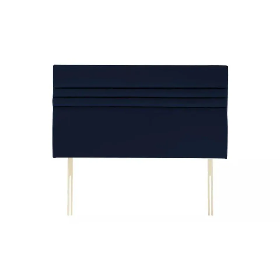 BAGGED ERHARUYI UPHOLSTERED HEADBOARD - BLUE, FITS A DOUBLE SIZED BED 