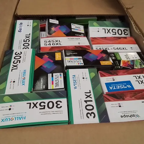 PALLET CONTAINING A LARGE QUANTITY OF INK CARTRIDGES