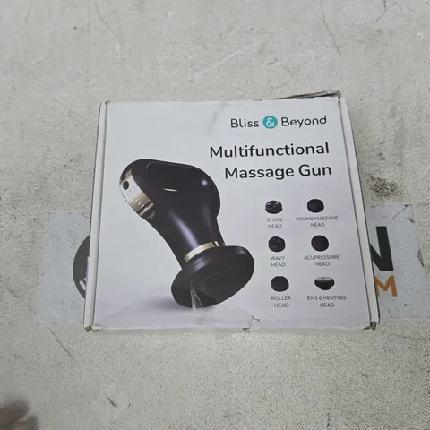 BLISS & BEYOND MULTIFUNCTIONAL MASSAGE GUN