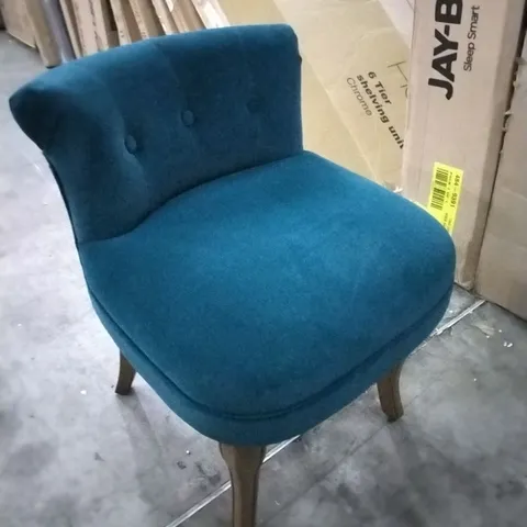 JONNA DRESSING TABLE STOOL - TEAL
