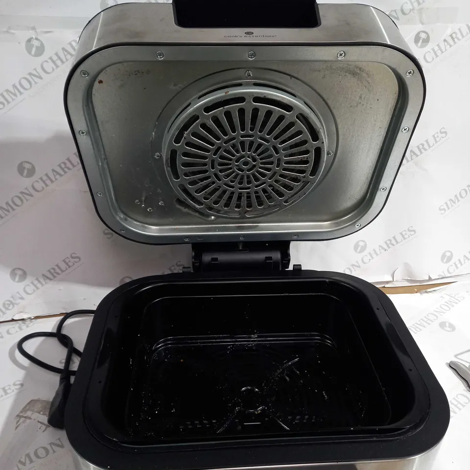 BOXED OUTLET COOK'S ESSENTIALS GRILL & AIRFRYER 5.5L