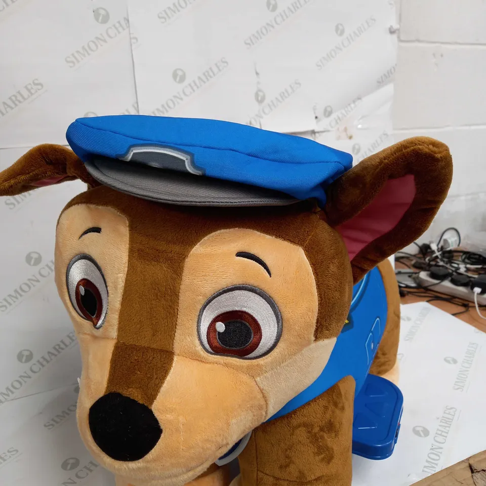 PAW PATROL PLUSH 6V RIDE ON CHASE RRP £159.99