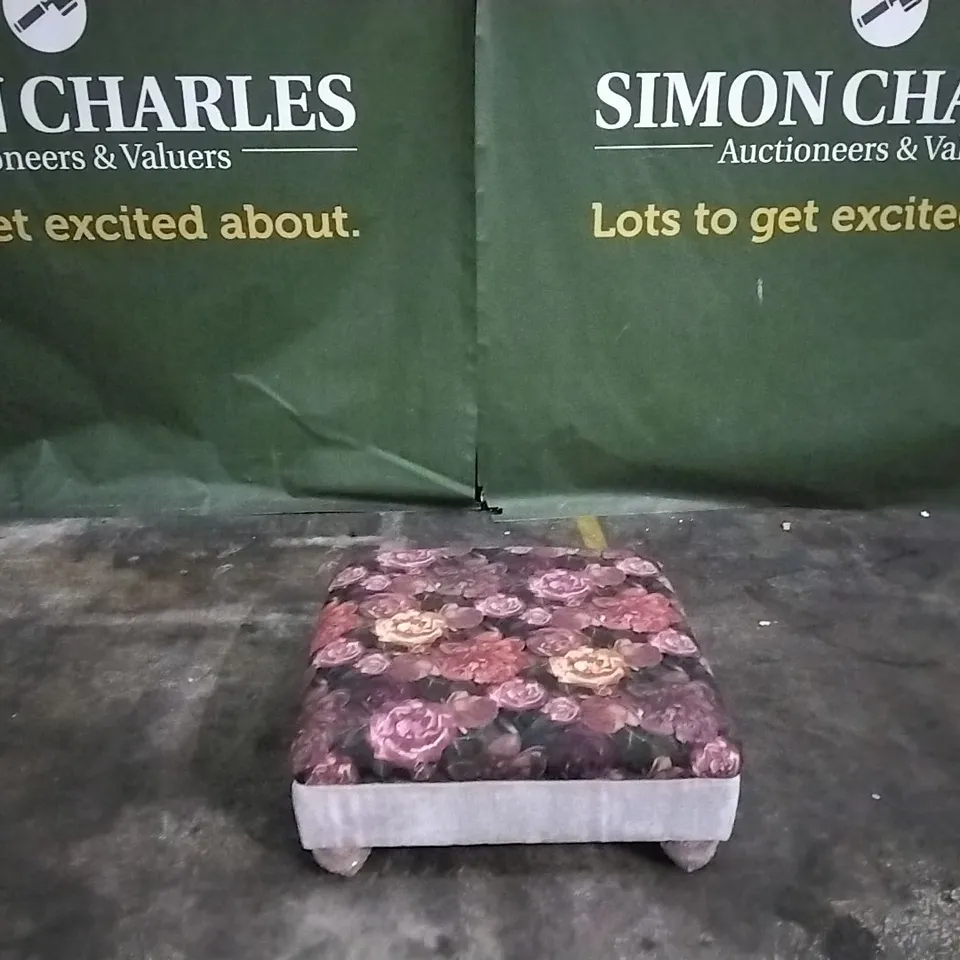 QUALITY DESIGNER PUFFET FABRIC UPHOLSTERED 