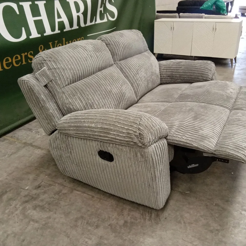 BARON FABRIC 2 SEATER MANUAL RECLINER SOFA RRP £799