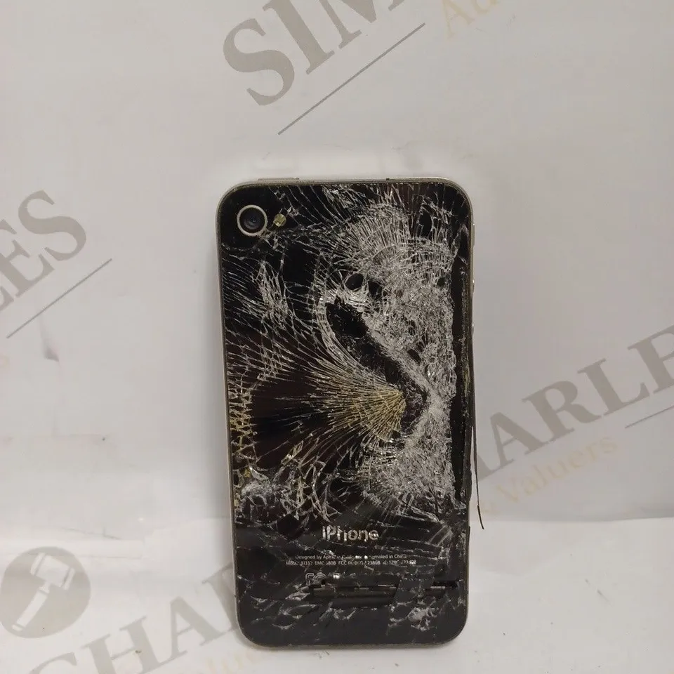 APPLE IPHONE 4 (A1332) SMARTPHONE - CAPACITY UNKNOWN