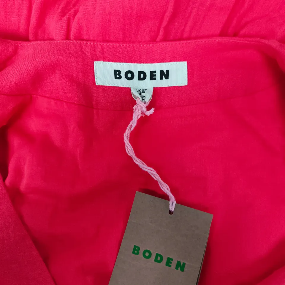 BODEN PINK WOMEN'S MIDI DRESS SIZE 12
