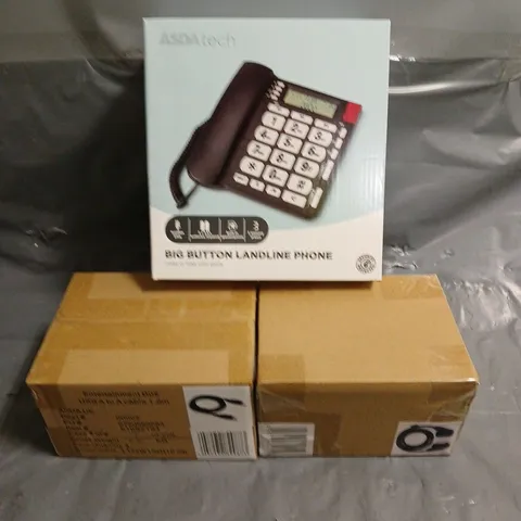 APPROXIMATELY 30 ASSORTED ELECTRICAL PRODUCTS TO INCLUDE BIG BUTTON TELEPHONE, USB CABLE, SCART CABLE ETC - COLLECTION ONLY 