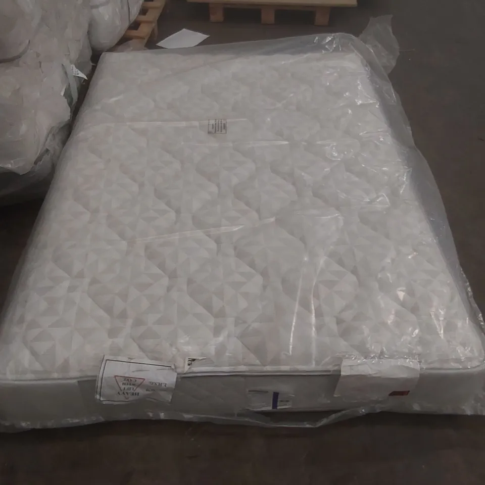 QUALITY BAGGED SEALY ORTHO PLUS QUILTED MEDIUM FIRM 4'6 DOUBLE MATTRESS