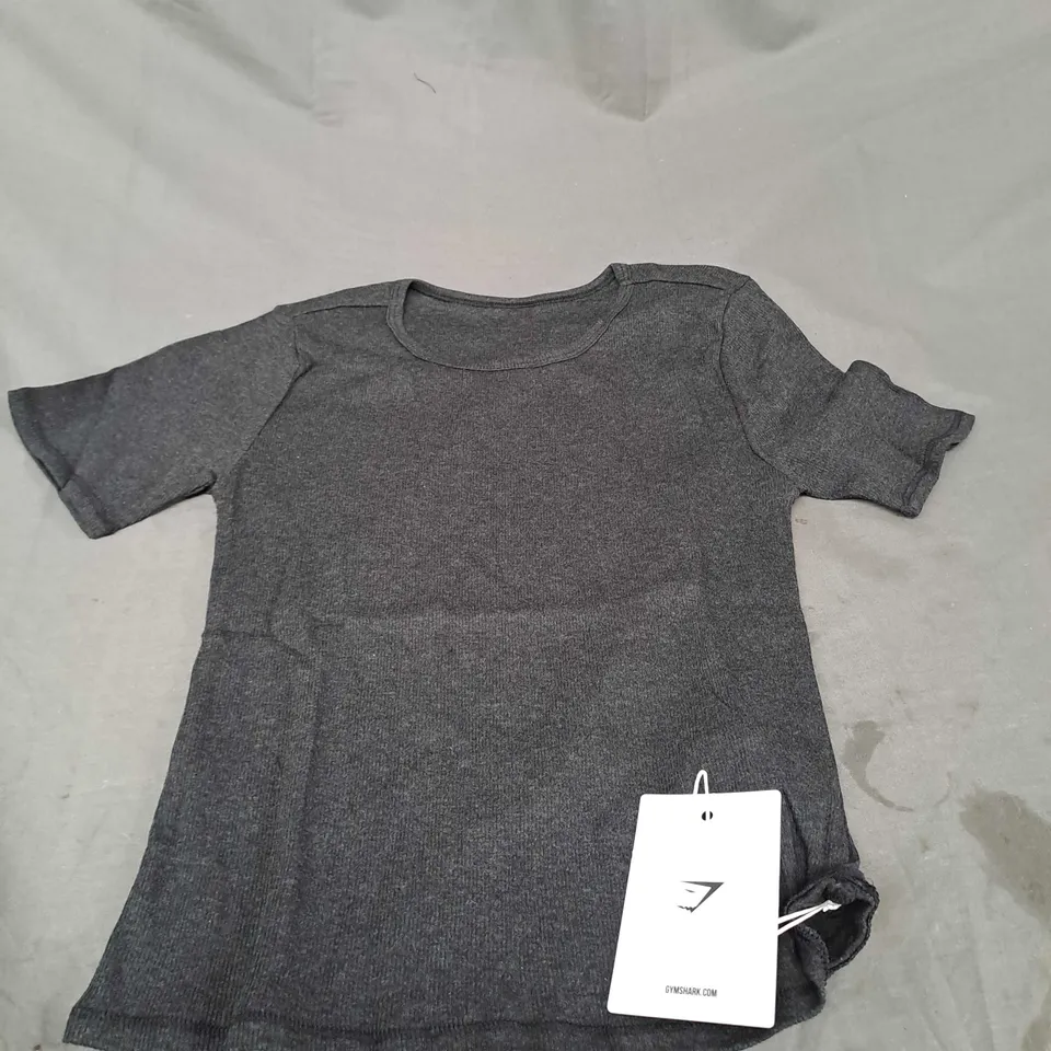 GYMSHARK RIB T-SHIRT SIZE S