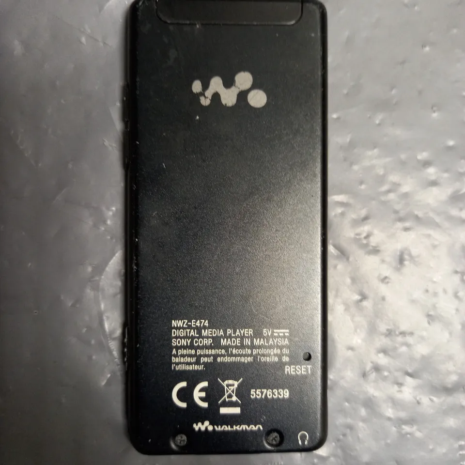 SONY WALKMAN NWZ-E474 DIGITAL MUSIC PLAYER 